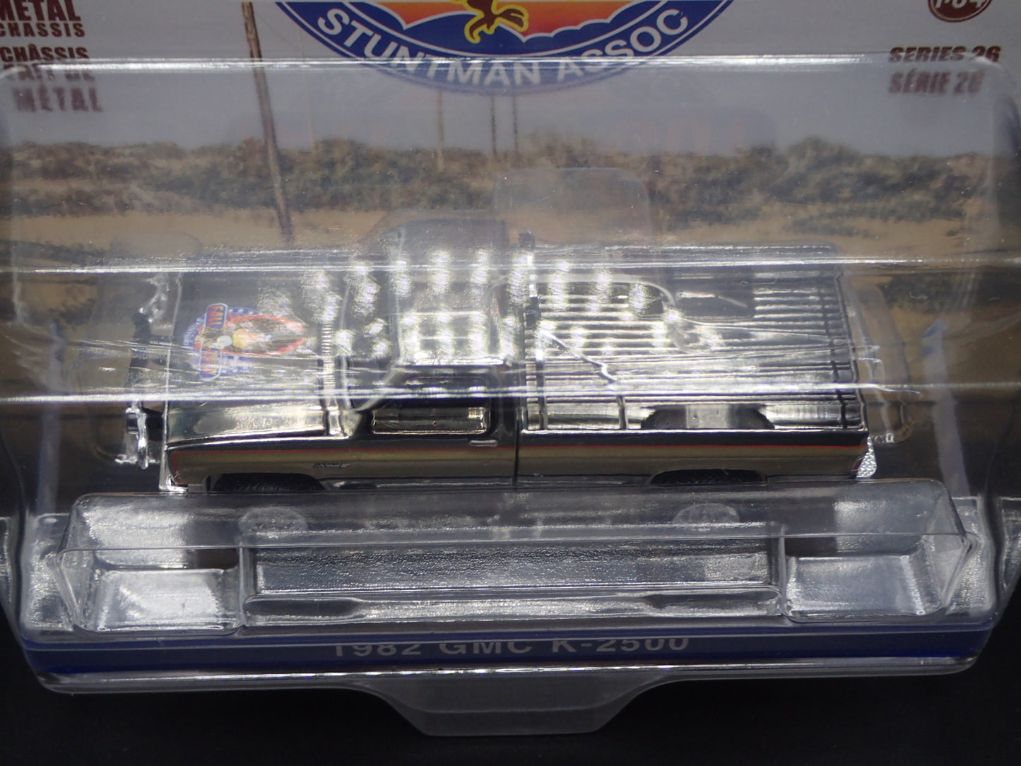 2026 GREENLIGHT CHROME SUPER CHASE 1982 GMC K2500 TRUCK FALL GUY HOLLYWOOD 26