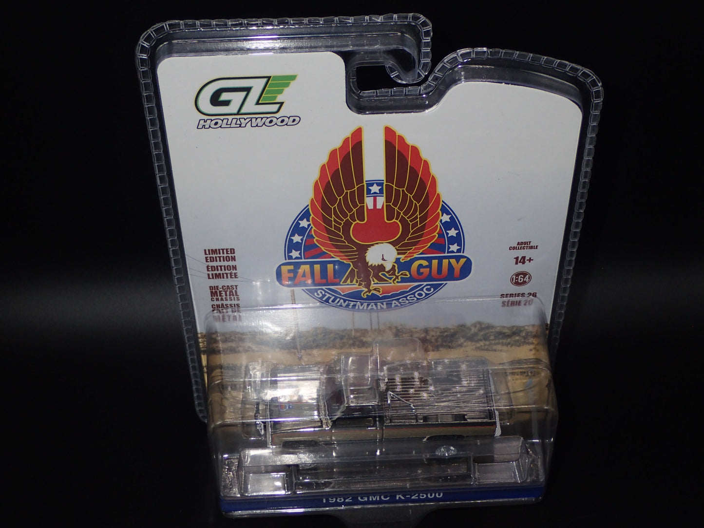 2026 GREENLIGHT CHROME SUPER CHASE 1982 GMC K2500 TRUCK FALL GUY HOLLYWOOD 26
