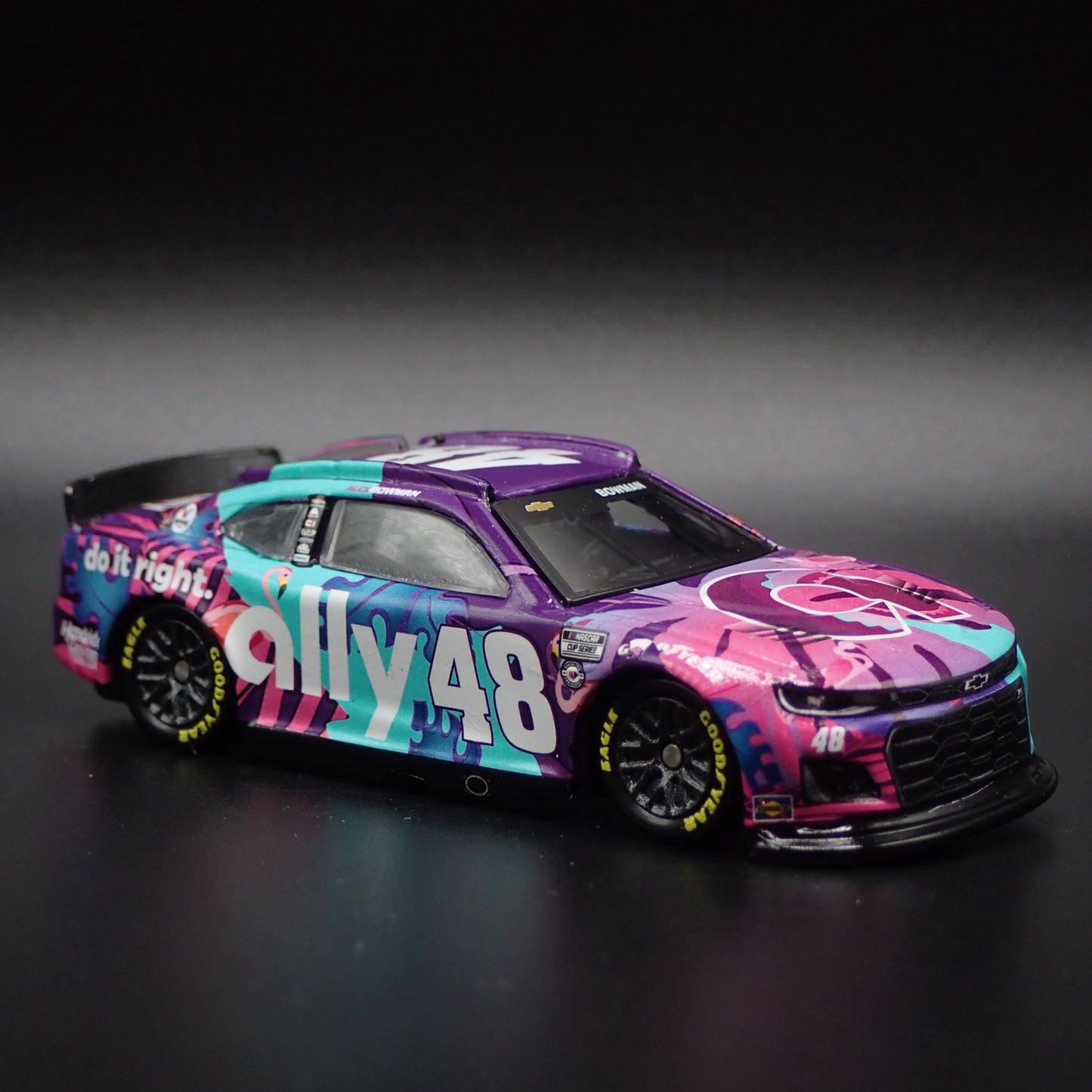 2023 23 CHEVY CAMARO ZL1 48 ALEX BOWMAN ALLY KOKER NASCAR 1:64 DIECAST MODEL CAR