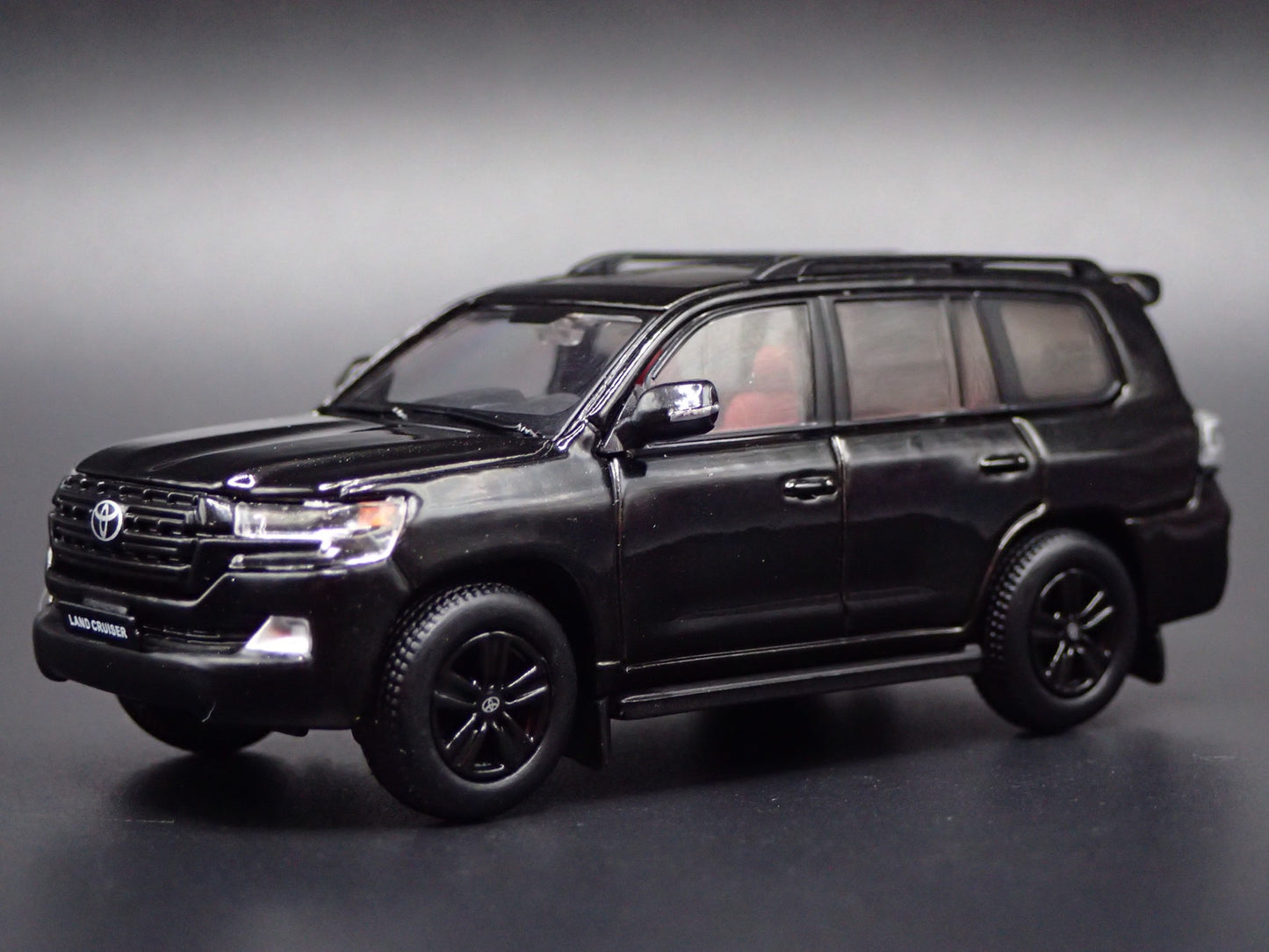 2008-2021 TOYOTA LAND CRUISER 200 SERIES BLACK 1/64 SCALE DIECAST MODEL CAR