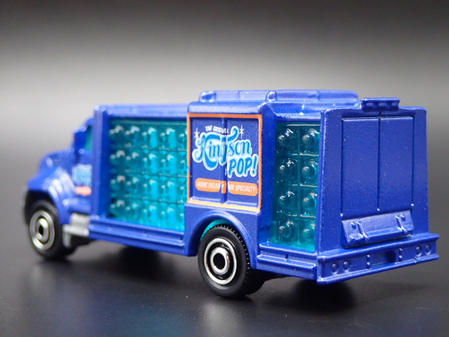 SODA POP BOTTLE TRUCK PURPLE 1/64 MB SCALE COLLECTIBLE DIORAMA DIECAST MODEL CAR