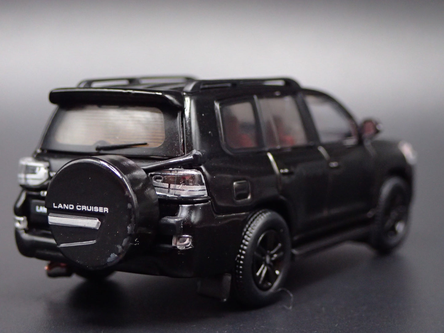 2008-2021 TOYOTA LAND CRUISER 200 SERIES BLACK 1/64 SCALE DIECAST MODEL CAR