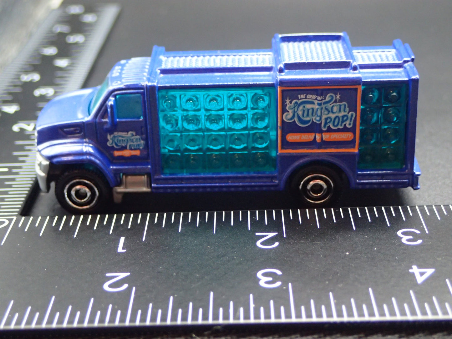 SODA POP BOTTLE TRUCK PURPLE 1/64 MB SCALE COLLECTIBLE DIORAMA DIECAST MODEL CAR