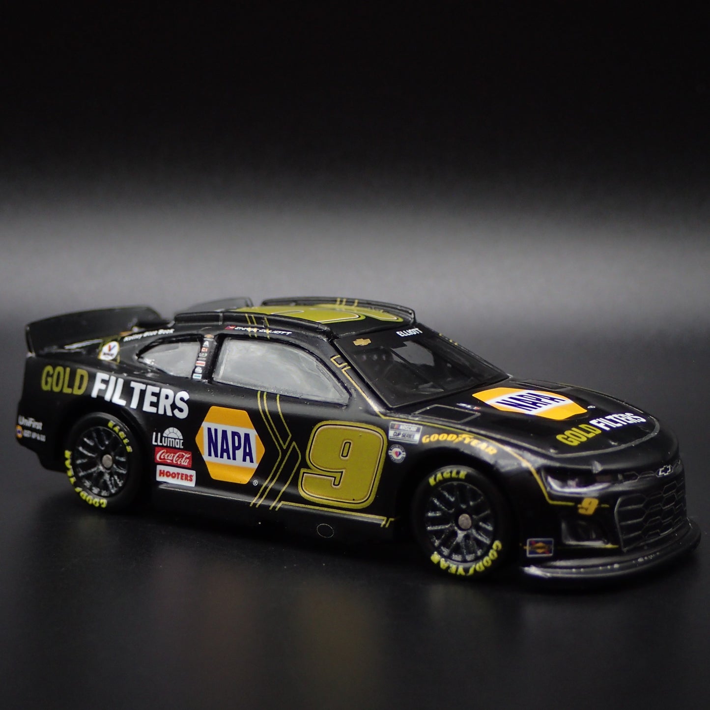 2023 23 CHEVY CAMARO ZL1 9 CHASE ELLIOTT NAPA GOLD NASCAR 1:64 DIECAST MODEL CAR