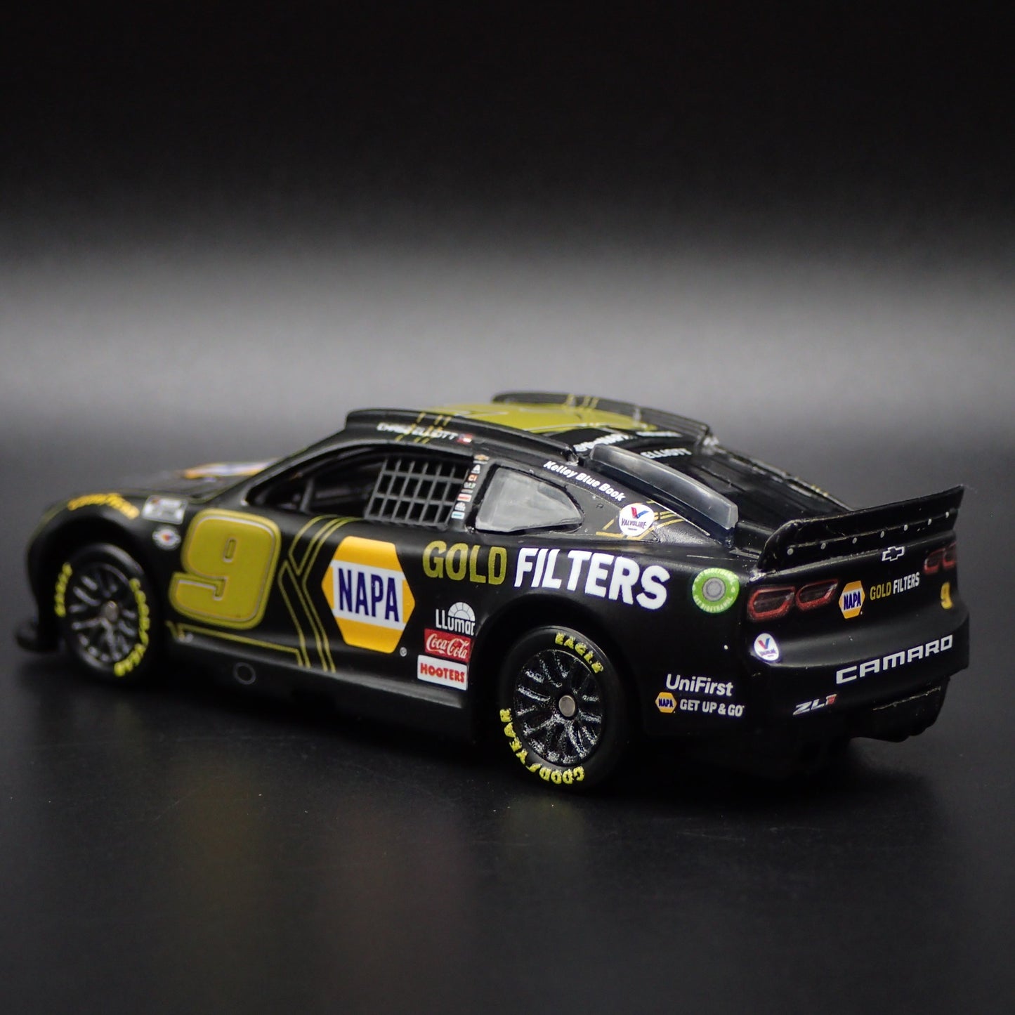2023 23 CHEVY CAMARO ZL1 9 CHASE ELLIOTT NAPA GOLD NASCAR 1:64 DIECAST MODEL CAR
