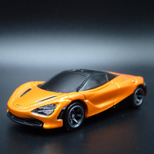 2017-2023 MCLAREN 720S SUPER CAR ORANGE 1:64 SCALE DIORAMA DIECAST MODEL CAR