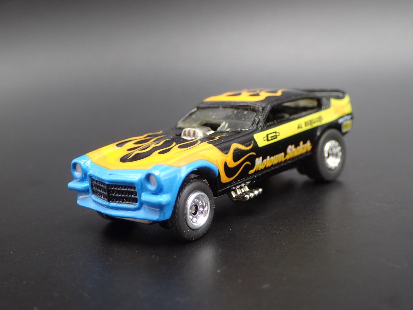 1971 CHEVY CHEVROLET VEGA FUNNY CAR MOTOWN SHAKER 1/64 SCALE DIECAST MODEL CAR