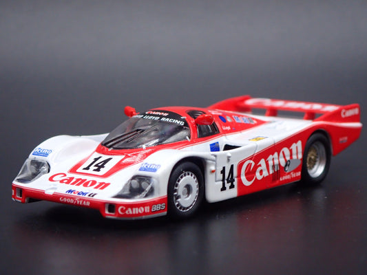 PORSCHE 956 #14 CANON 2nd 24H LE MANS 1985 RACE 1:64 SCALE DIECAST MODEL CAR