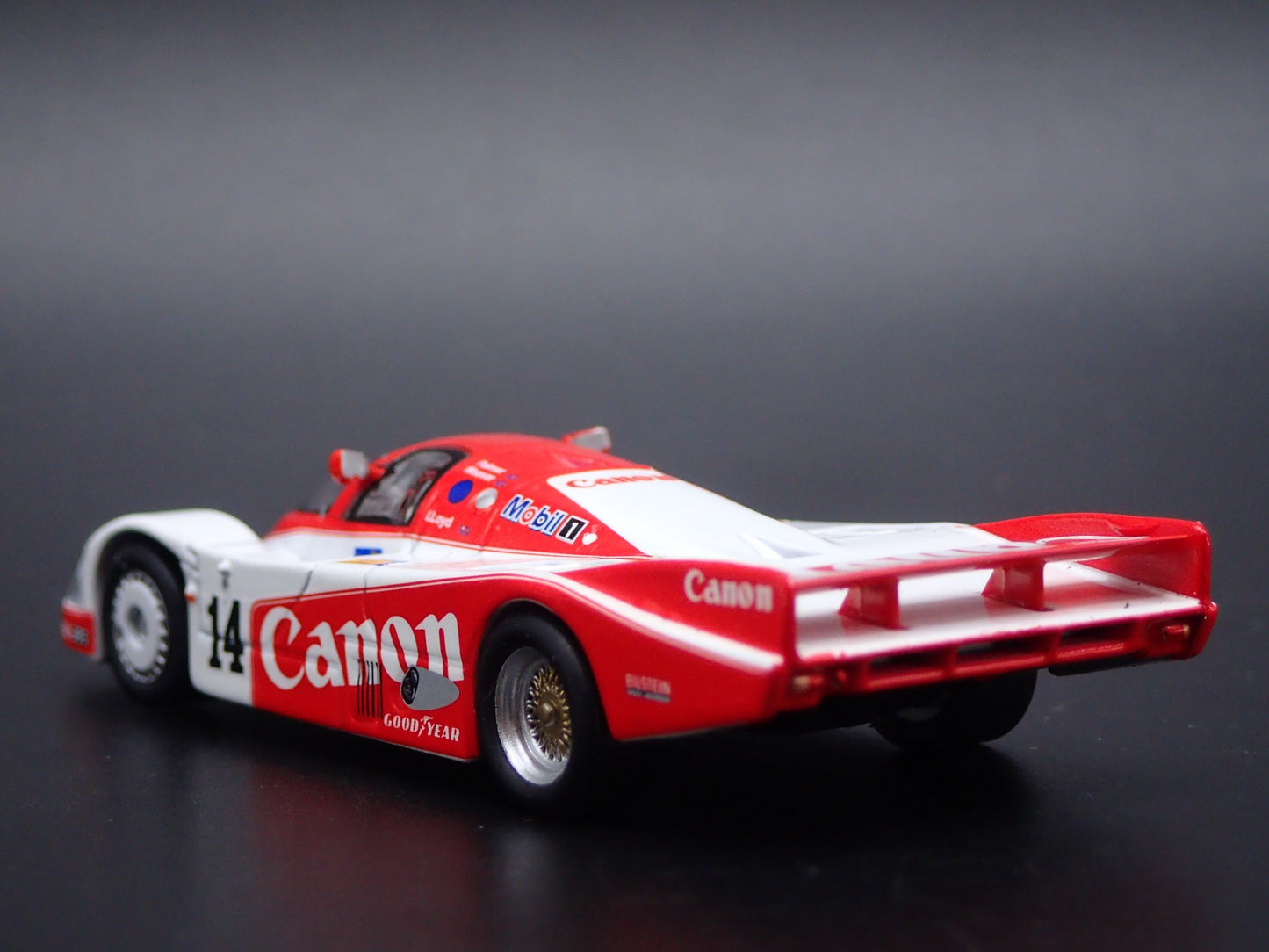 PORSCHE 956 #14 CANON 2nd 24H LE MANS 1985 RACE 1:64 SCALE DIECAST MODEL CAR