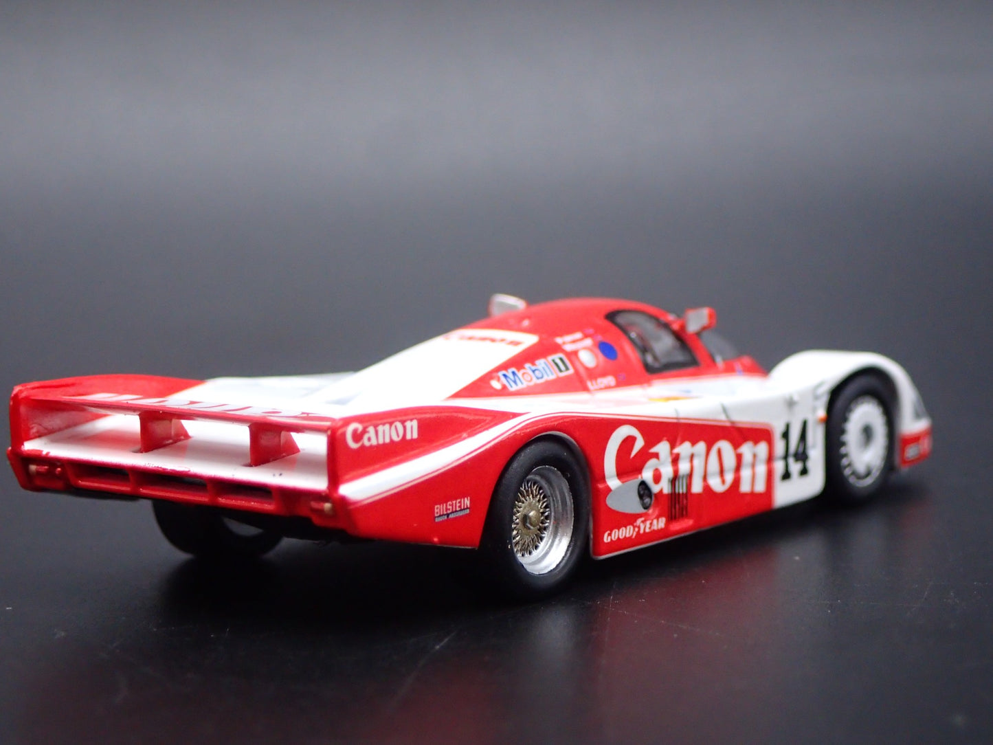 PORSCHE 956 #14 CANON 2nd 24H LE MANS 1985 RACE 1:64 SCALE DIECAST MODEL CAR