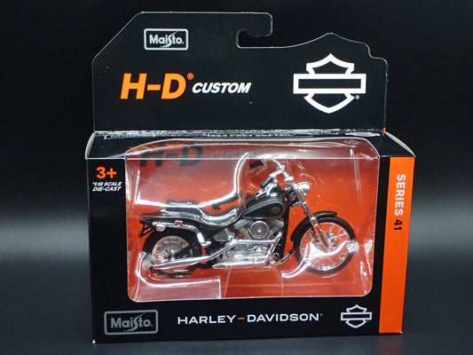 1984 84 FXST SOFTAIL HARLEY DAVIDSON MOTORCYCLE MAISTO SERIES 41 RARE 1/18 MODEL