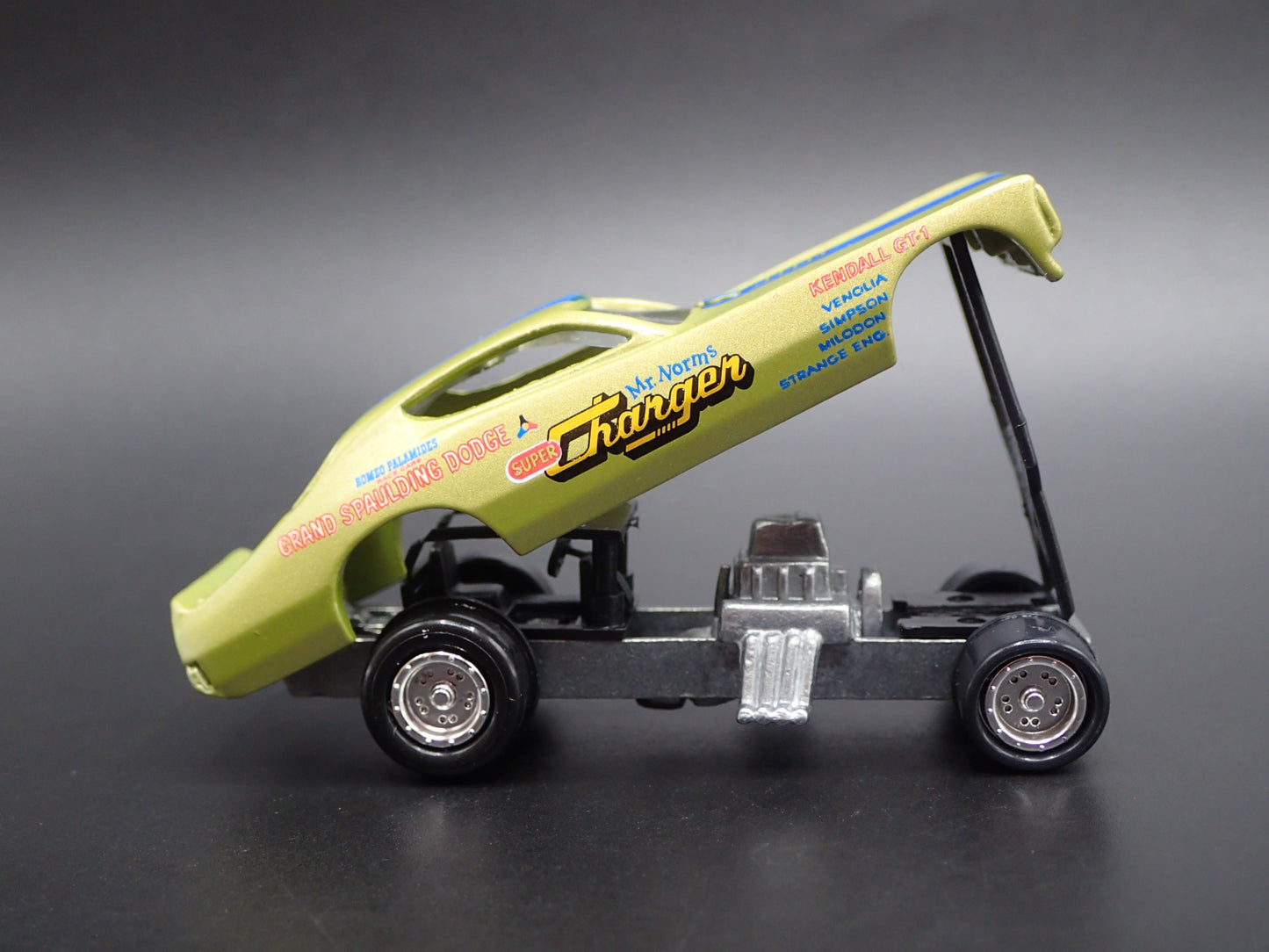 1968 68 DODGE CHARGER FUNNY CAR NHRA MR NORMS 1:64 SCALE DIECAST MODEL CAR