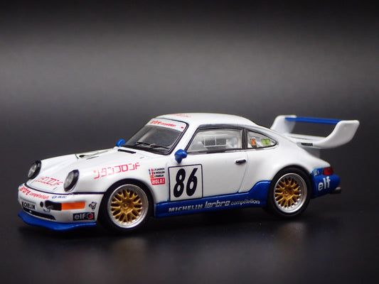 PORSCHE 911 TURBO S LM GT SUZUKA 1000KM 1994 ELF 1:64 SCALE DIECAST MODEL CAR