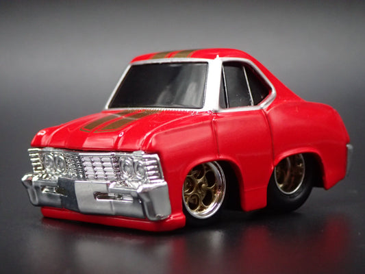 1967 67 CHEVY CHEVROLET IMPALA CAR TUNED RED 1:64 SCALE DIECAST MODEL CAR