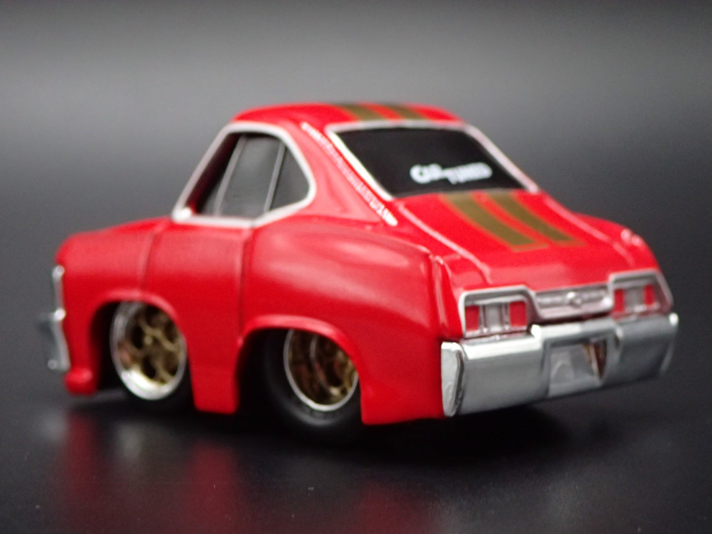 1967 67 CHEVY CHEVROLET IMPALA CAR TUNED RED 1:64 SCALE DIECAST MODEL CAR
