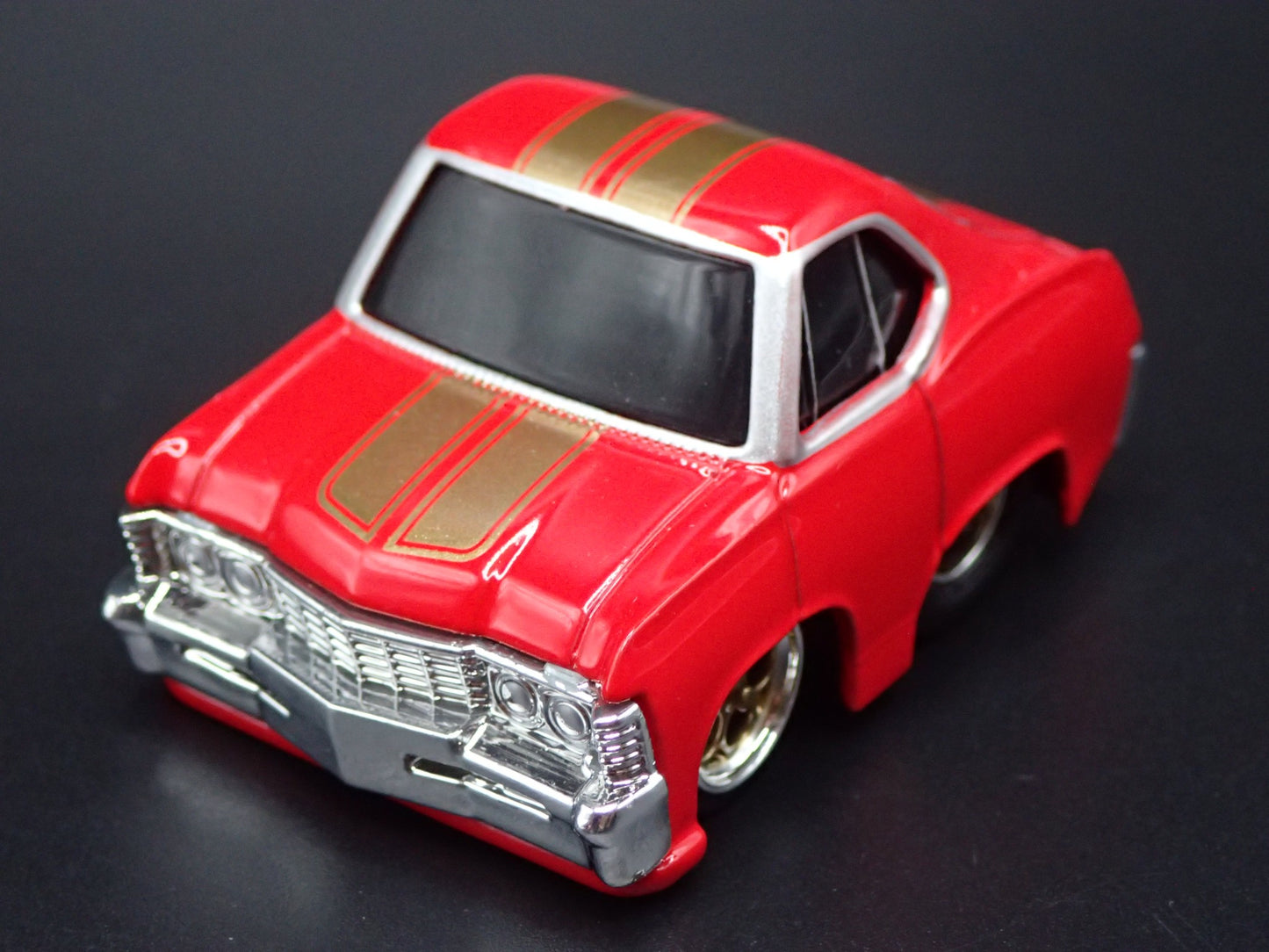 1967 67 CHEVY CHEVROLET IMPALA CAR TUNED RED 1:64 SCALE DIECAST MODEL CAR