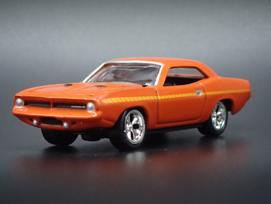 1970 70 PLYMOUTH CUDA 340 ORG 1:64 SCALE COLLECTIBLE DIORAMA DIECAST MODEL CAR