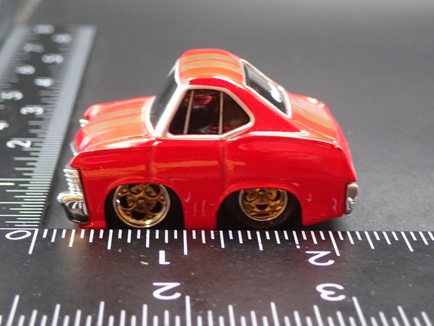 1967 67 CHEVY CHEVROLET IMPALA CAR TUNED RED 1:64 SCALE DIECAST MODEL CAR