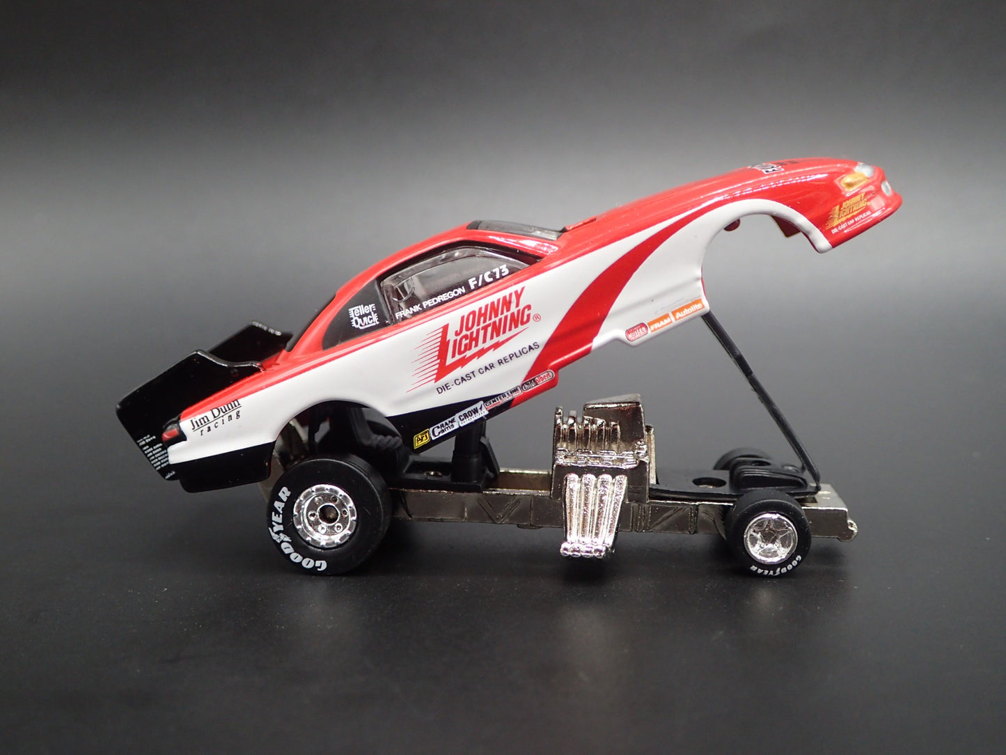 1998 DODGE NHRA FUNNY CAR JOHNNY LIGHTNING JIM DUNN 1/64 SCALE DIECAST MODEL CAR