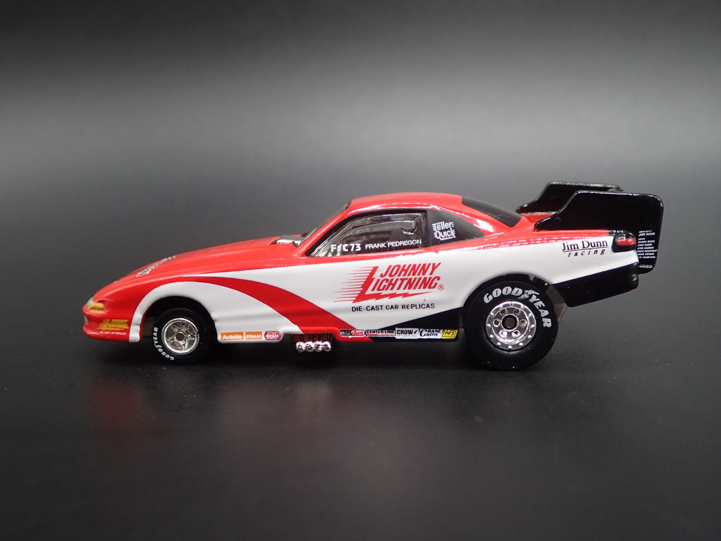 1998 DODGE NHRA FUNNY CAR JOHNNY LIGHTNING JIM DUNN 1/64 SCALE DIECAST MODEL CAR