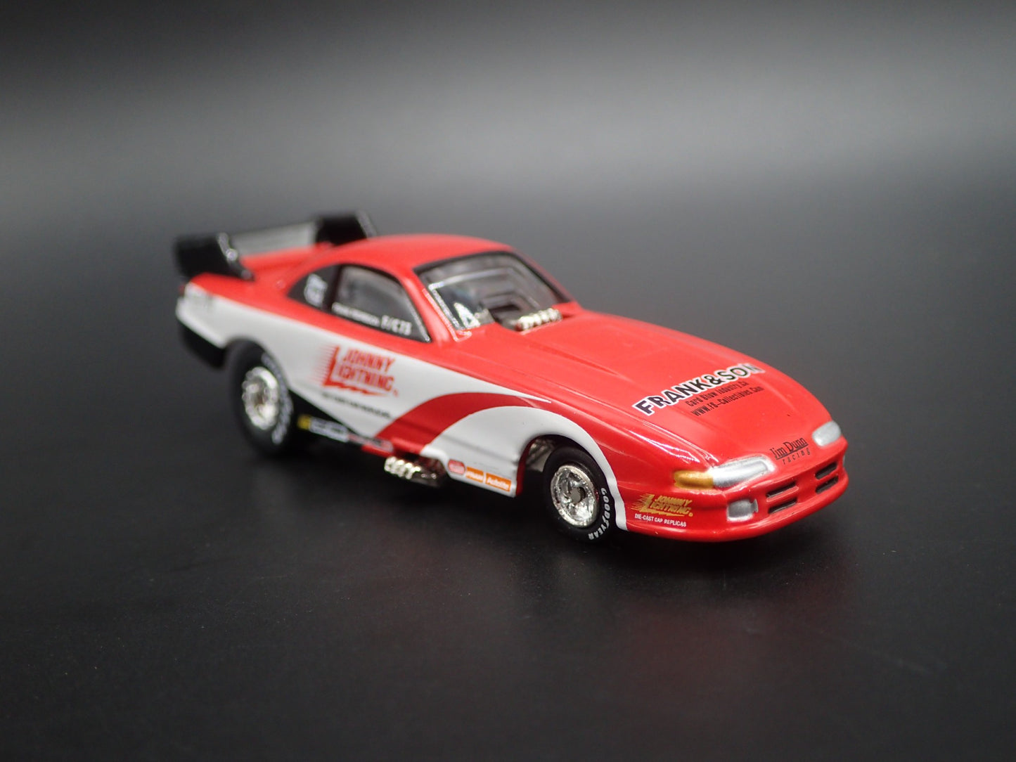1998 DODGE NHRA FUNNY CAR JOHNNY LIGHTNING JIM DUNN 1/64 SCALE DIECAST MODEL CAR