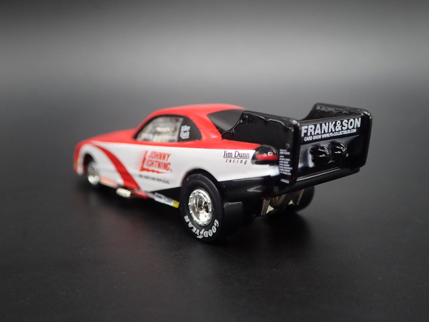 1998 DODGE NHRA FUNNY CAR JOHNNY LIGHTNING JIM DUNN 1/64 SCALE DIECAST MODEL CAR