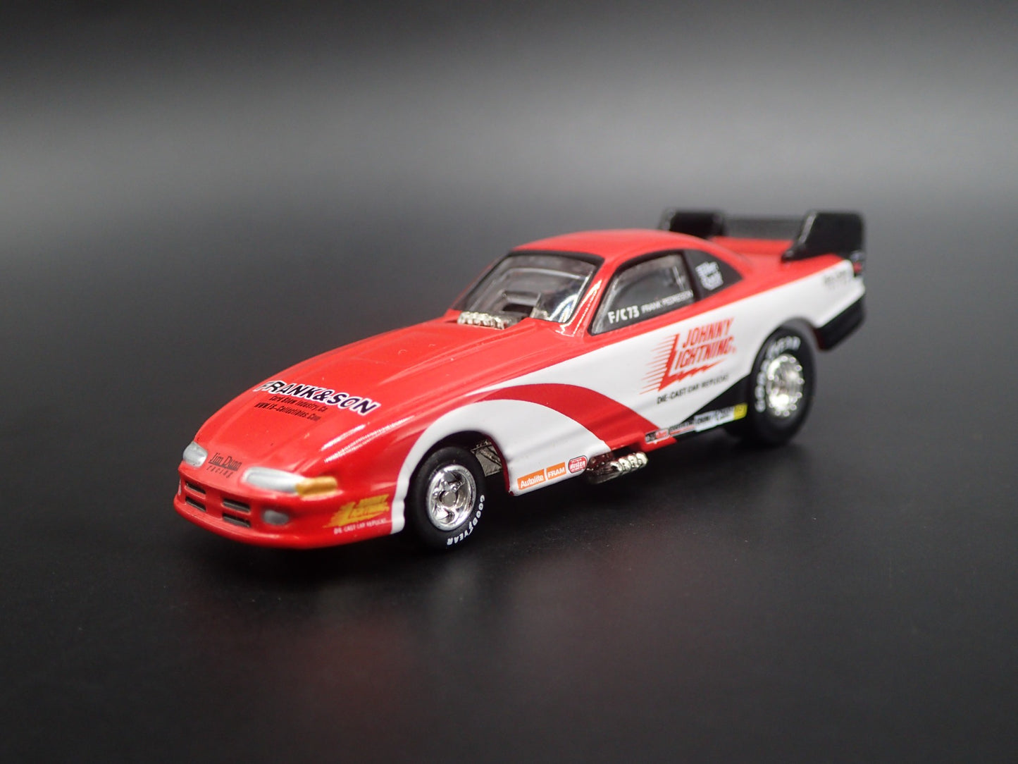 1998 DODGE NHRA FUNNY CAR JOHNNY LIGHTNING JIM DUNN 1/64 SCALE DIECAST MODEL CAR