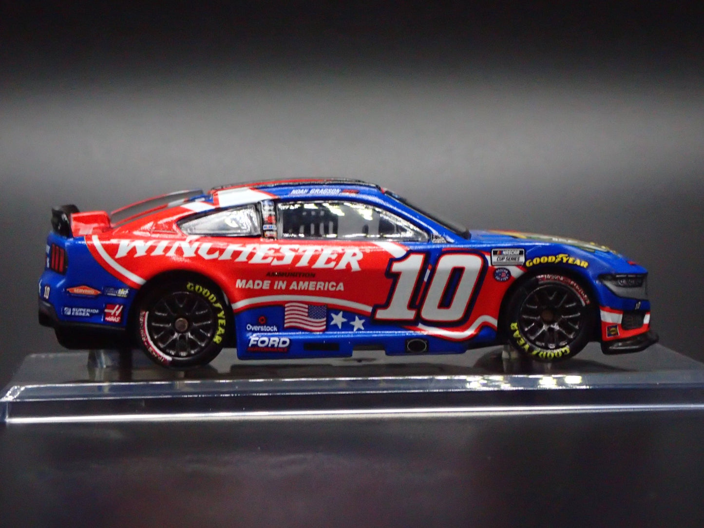 2024 24 FORD MUSTANG #10 NOAH GRAGSON BASS PRO SHOP NASCAR 1:64 SCALE DIECAST