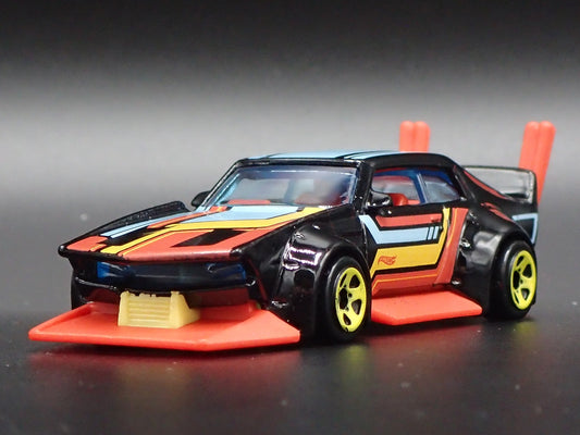 MAD MANGA CUSTOM CAR BLACK RARE 1:64 SCALE COLLECTIBLE DIORAMA DIECAST MODEL CAR