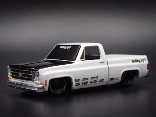 1978 78 CHEVY CHEVROLET SILVERADO SQUAREBODY TRUCK WHITE 1/64 DIECAST MODEL CAR