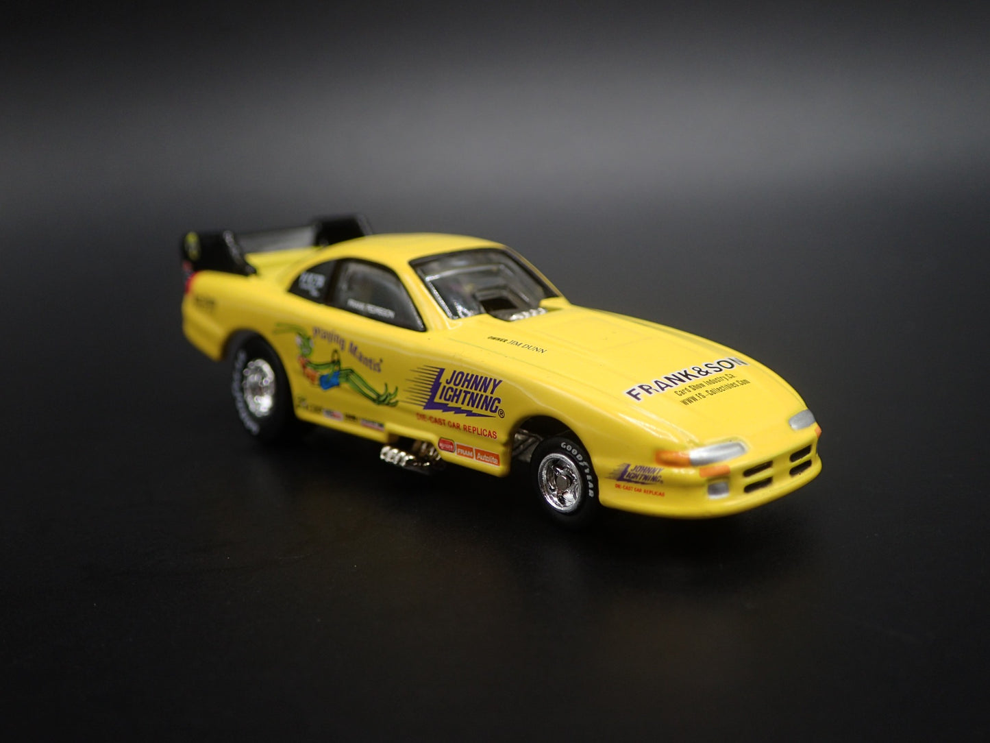 1998 DODGE NHRA FUNNY CAR JOHNNY LIGHTNING JIM DUNN 1/64 SCALE DIECAST MODEL CAR