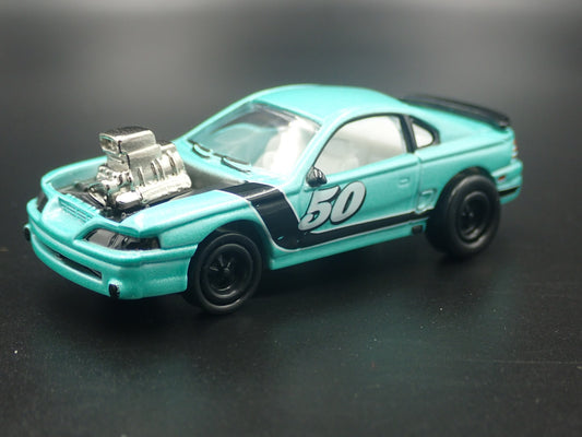 1994 94 FORD MUSTANG TEAL RARE 1:64 SCALE COLLECTIBLE DIORAMA DIECAST MODEL CAR
