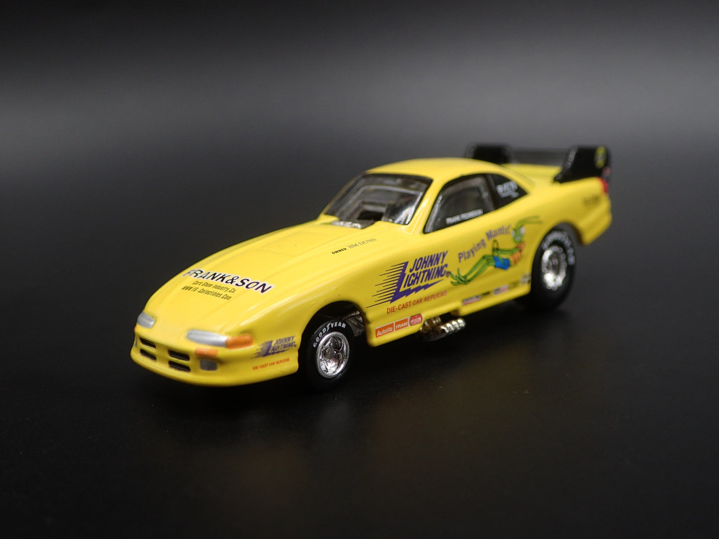 1998 DODGE NHRA FUNNY CAR JOHNNY LIGHTNING JIM DUNN 1/64 SCALE DIECAST MODEL CAR