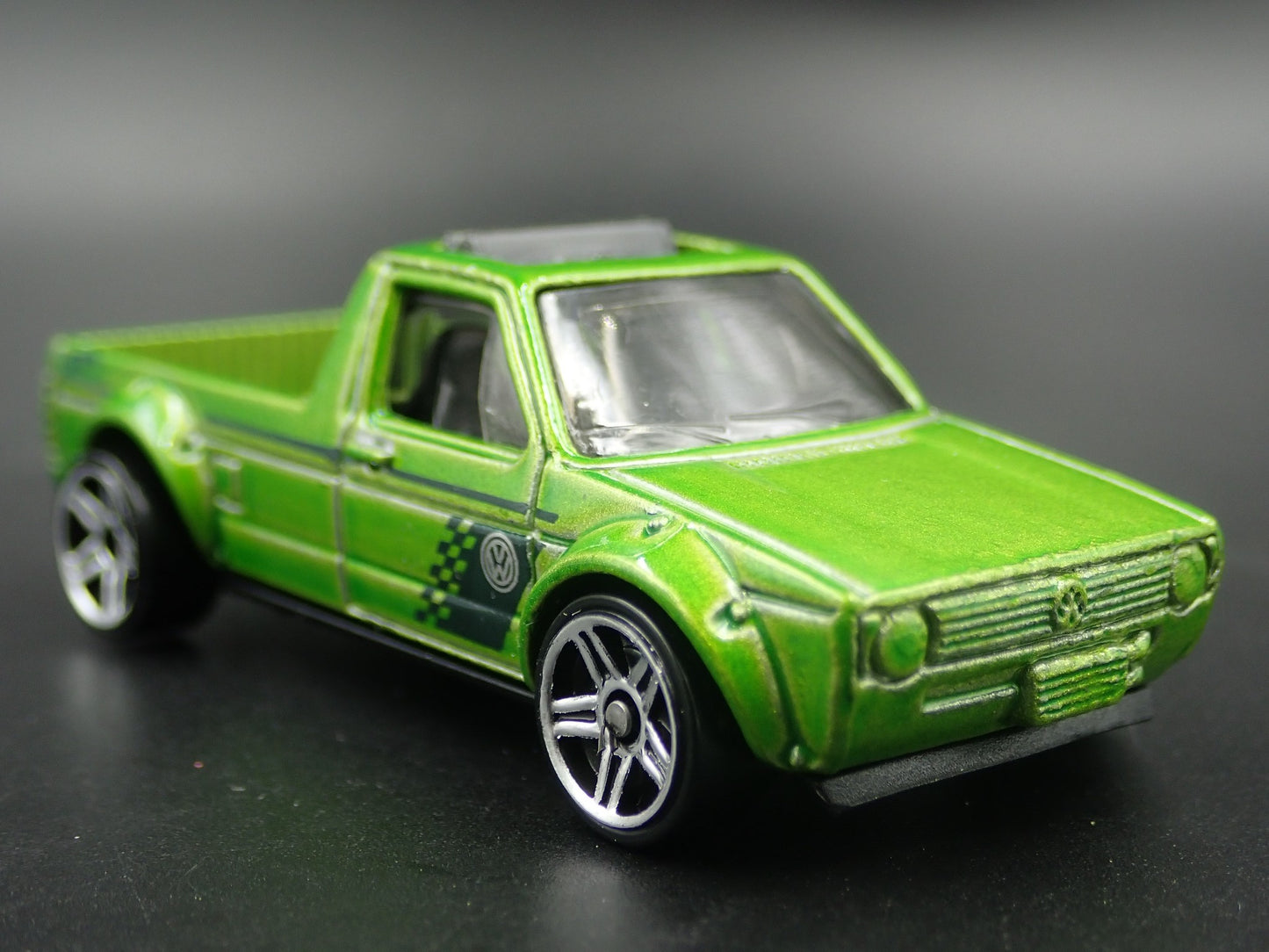 1979-1984 VW VOLKSWAGEN CADDY PICKUP TRUCK GREEN 1/64 SCALE DIECAST MODEL CAR