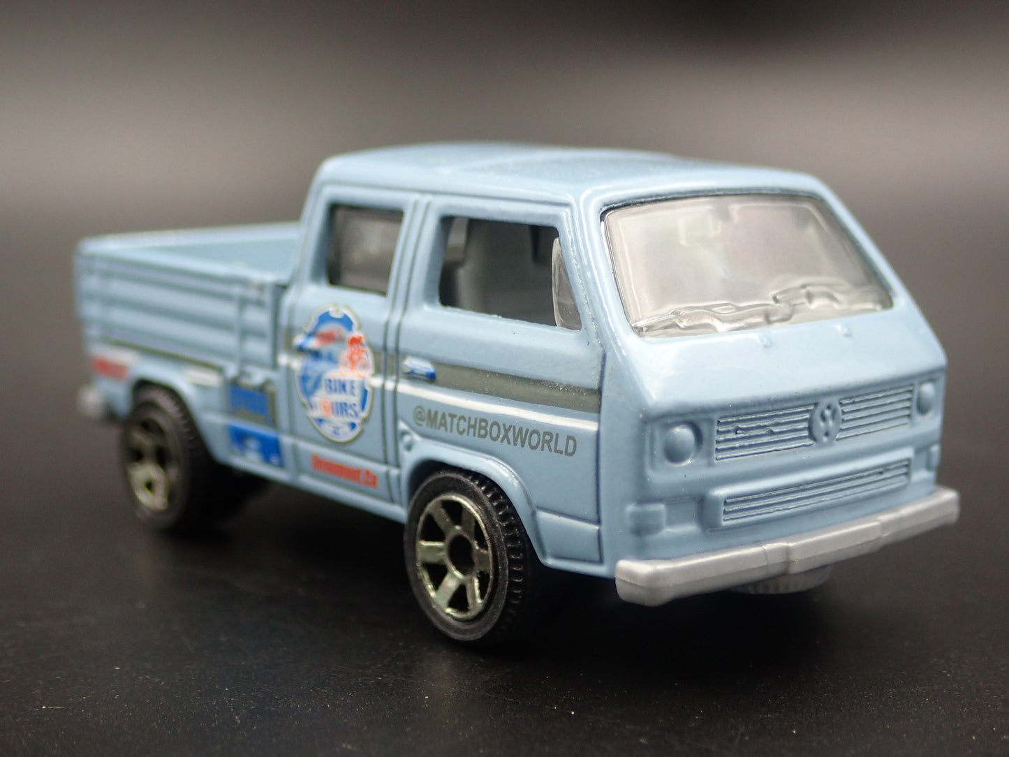 1979-1992 VW VOLKSWAGEN TYPE 2 T3 DOUBLE CAB PICKUP 1:64 SCALE DIECAST MODEL CAR
