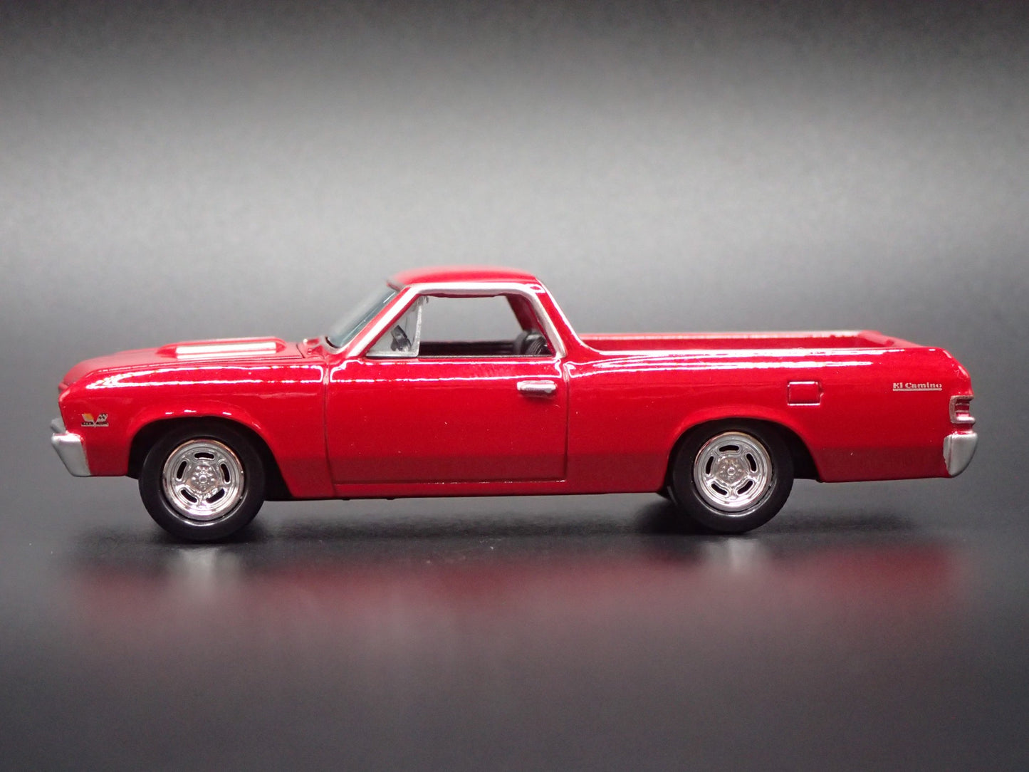 1967 67 CHEVY CHEVROLET EL CAMINO SS RED 1:64 SCALE DIORAMA DIECAST MODEL CAR