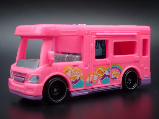 BARBIE DREAM CAMPER VAN PINK 1:64 HW SCALE COLLECTIBLE DIORAMA DIECAST MODEL CAR