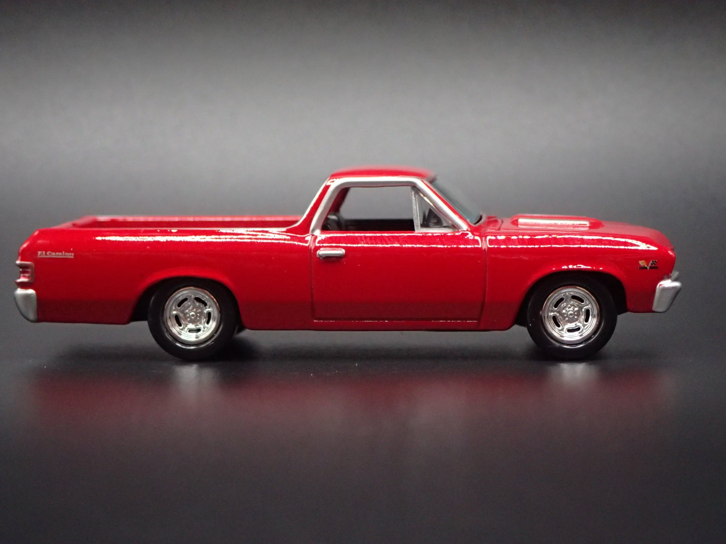 1967 67 CHEVY CHEVROLET EL CAMINO SS RED 1:64 SCALE DIORAMA DIECAST MODEL CAR