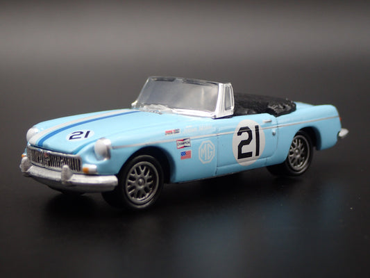 1962-1980 MG MGB CONVERTIBLE 1:64 SCALE COLLECTIBLE DIORAMA DIECAST MODEL CAR