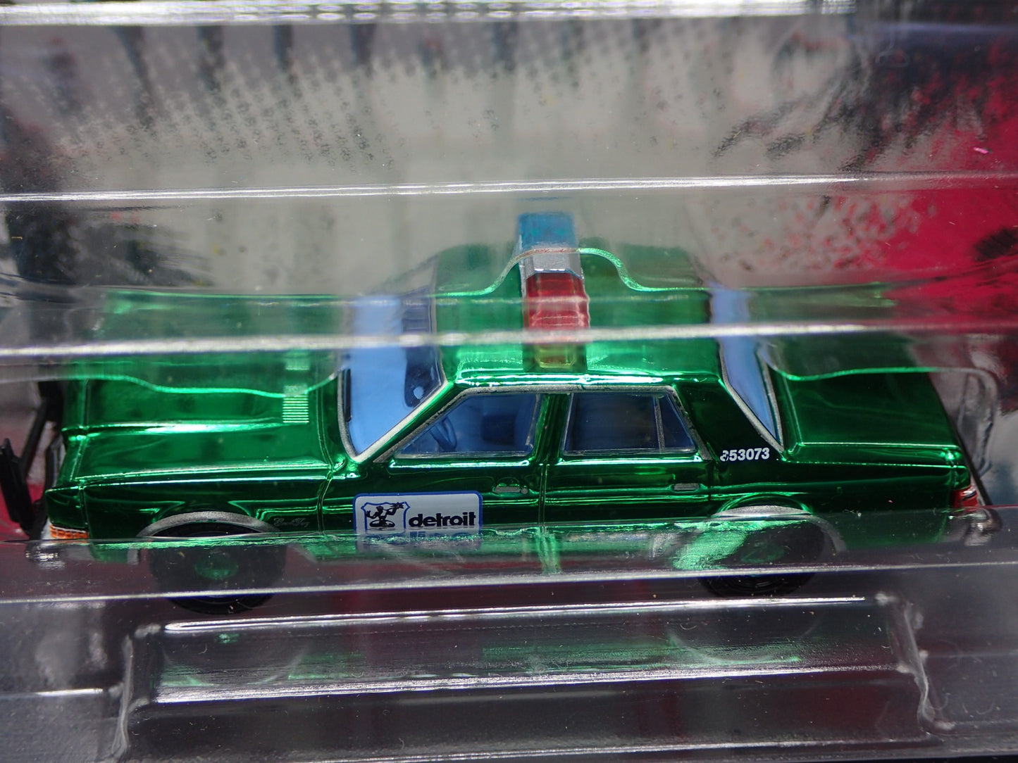 GREENLIGHT GREEN CHROME CHASE 1982 PLYMOUTH GRAN FURY TRUE ROMANCE HOLLYWOOD 43