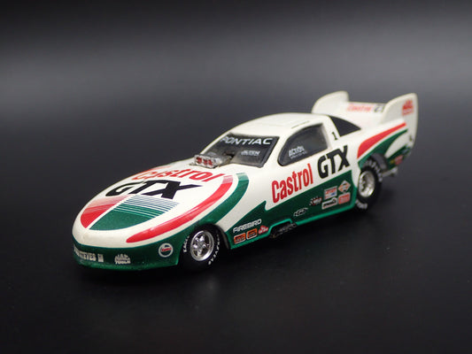 1996 PONTIAC FIREBIRD FUNNY CAR NHRA CASTROL GTX 1/64 SCALE DIECAST MODEL CAR