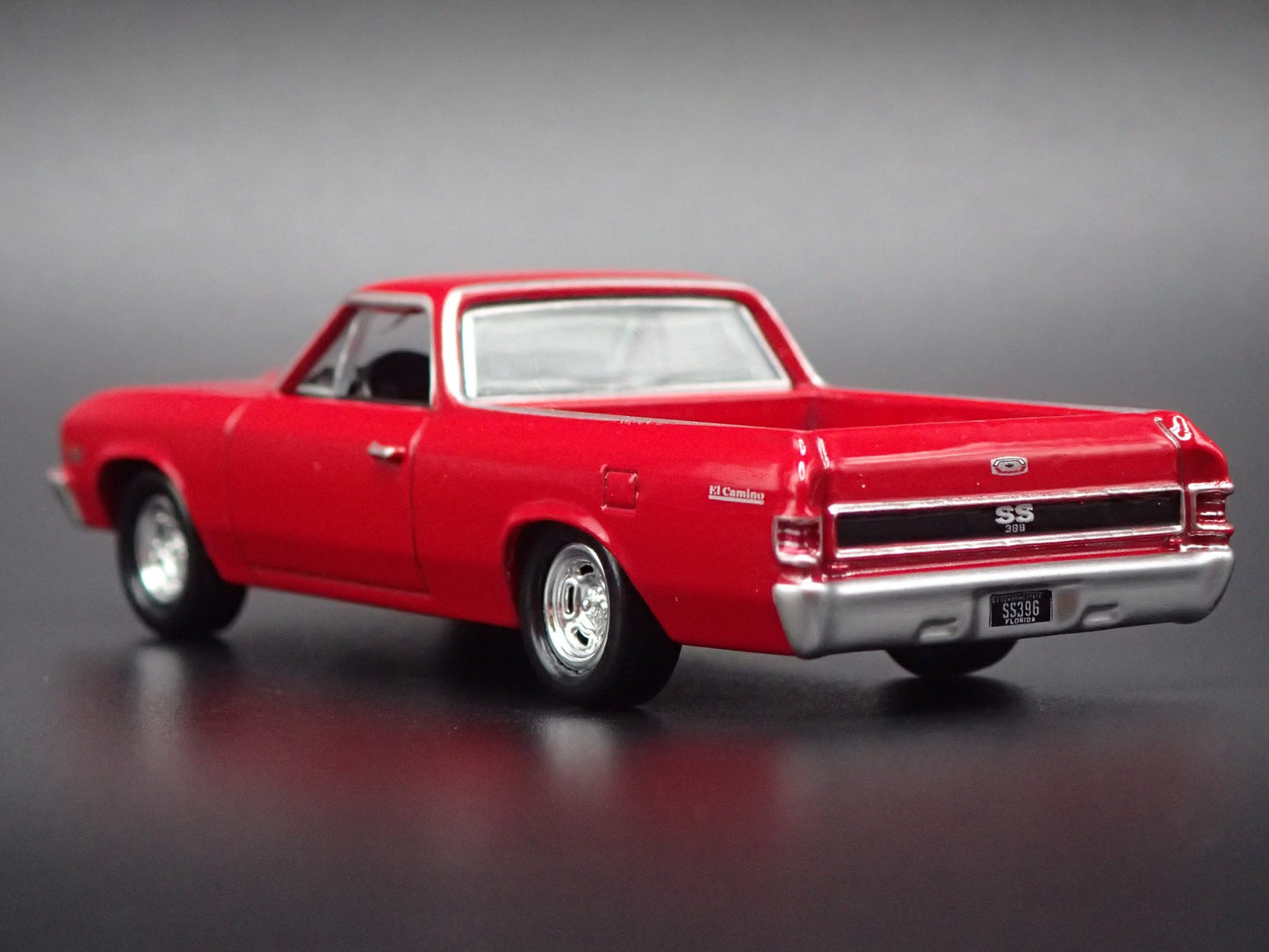 1967 67 CHEVY CHEVROLET EL CAMINO SS RED 1:64 SCALE DIORAMA DIECAST MODEL CAR