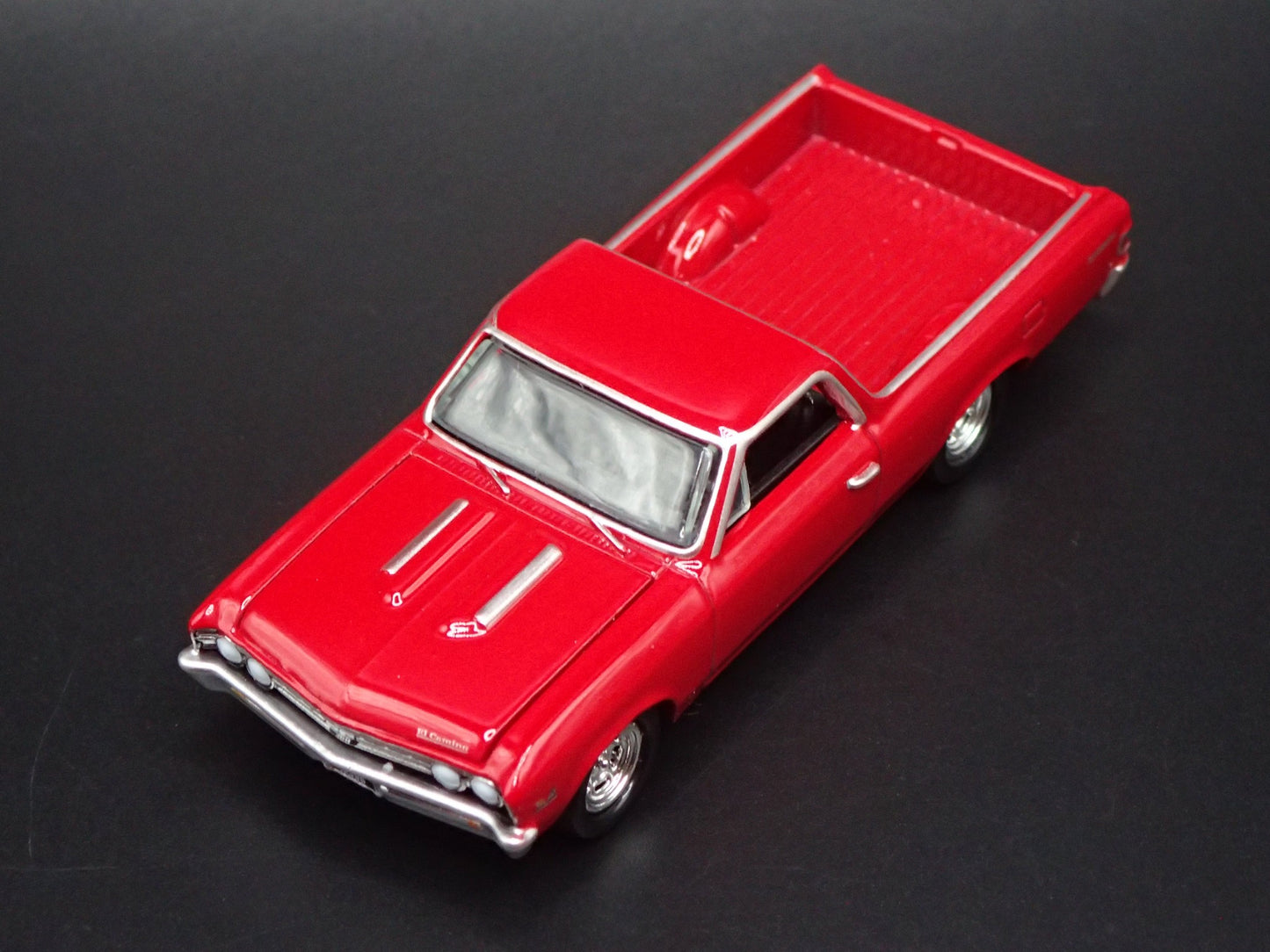 1967 67 CHEVY CHEVROLET EL CAMINO SS RED 1:64 SCALE DIORAMA DIECAST MODEL CAR