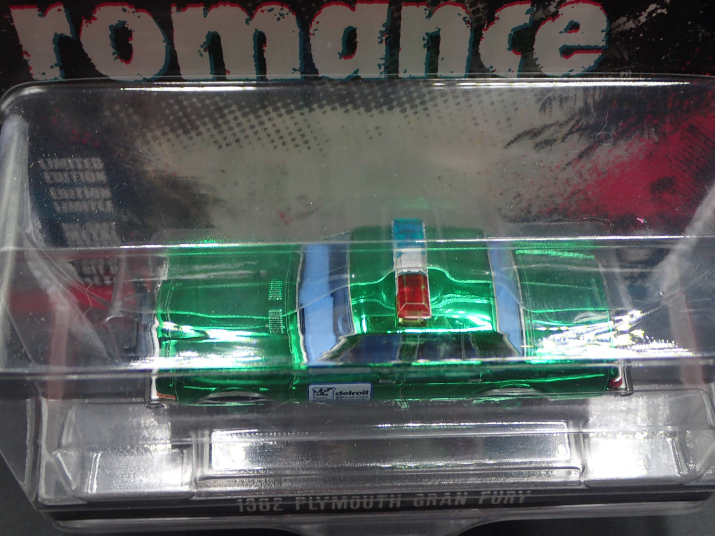 GREENLIGHT GREEN CHROME CHASE 1982 PLYMOUTH GRAN FURY TRUE ROMANCE HOLLYWOOD 43