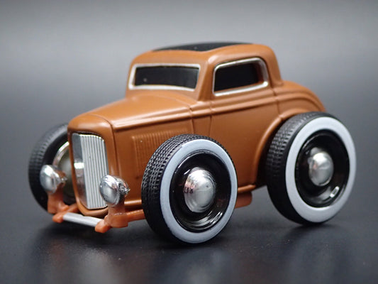 1932 32 FORD THREE WINDOW COUPE HOT ROD CAR TUNED 1:64 SCALE DIECAST MODEL CAR