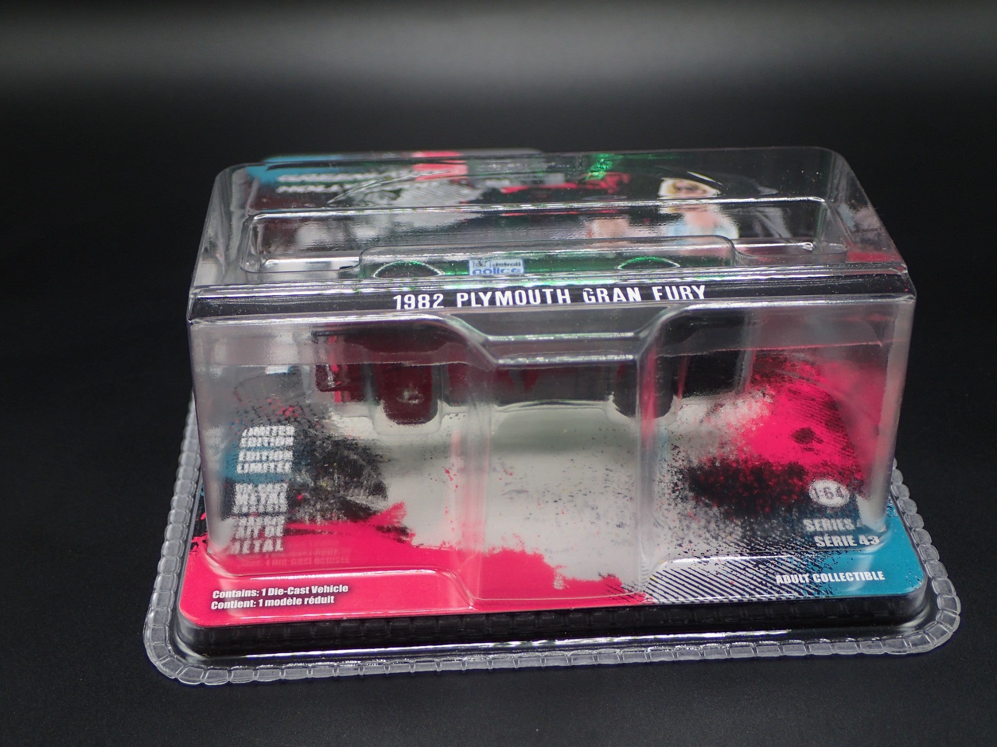 GREENLIGHT GREEN CHROME CHASE 1982 PLYMOUTH GRAN FURY TRUE ROMANCE