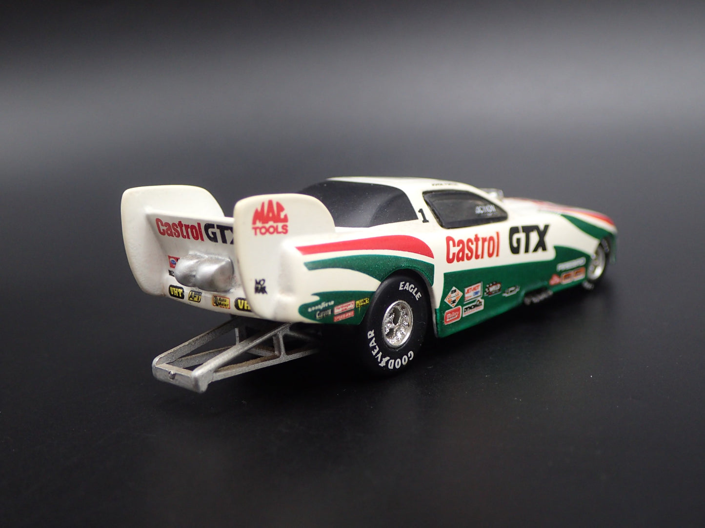 1996 PONTIAC FIREBIRD FUNNY CAR NHRA CASTROL GTX 1/64 SCALE DIECAST MODEL CAR