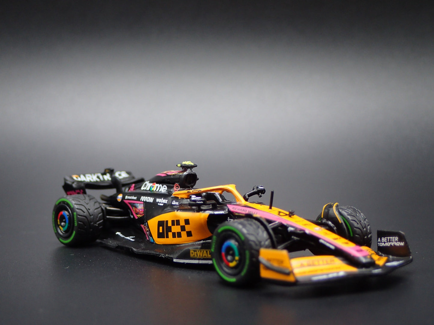 MCLAREN MCL36 LANDO NORRIS #4 2022 JAPANESE GRAND PRIX F1 1:64 SCALE DIECAST CAR
