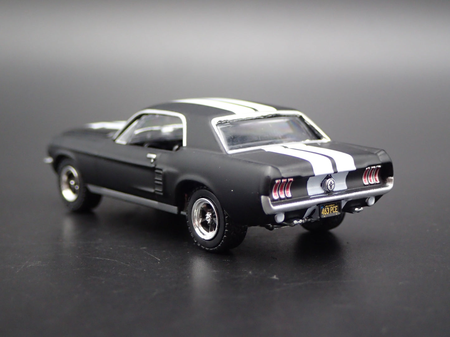 1967 67 FORD MUSTANG COUPE RARE 1:64 SCALE COLLECTIBLE DIORAMA DIECAST MODEL CAR