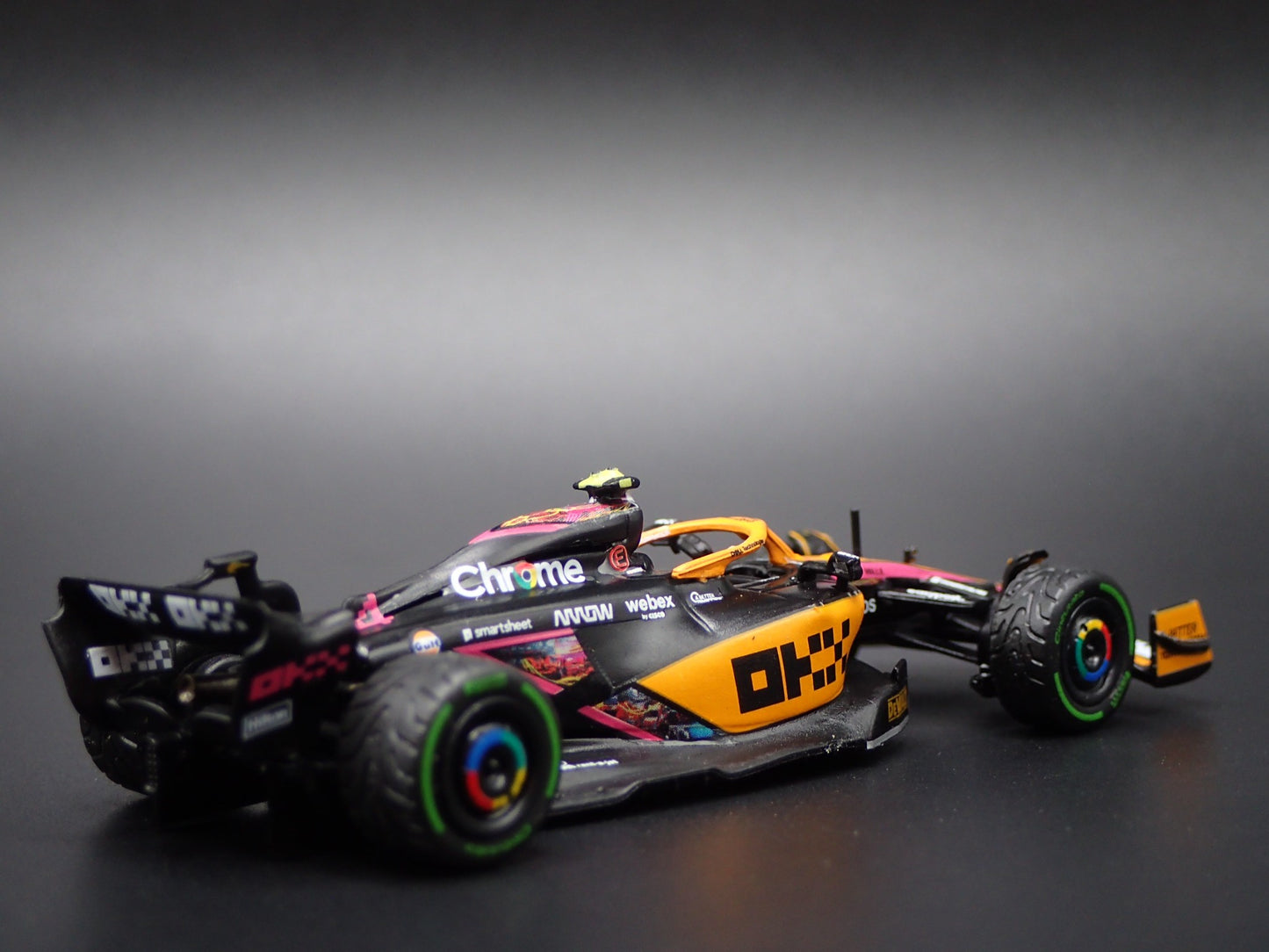 MCLAREN MCL36 LANDO NORRIS #4 2022 JAPANESE GRAND PRIX F1 1:64 SCALE DIECAST CAR